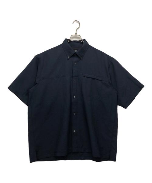 THE NORTH FACE（ザ ノース フェイス）THE NORTH FACE (ザ ノース フェイス) ショートスリーブオーニングシャツ ネイビー サイズ:XLの古着・服飾アイテム