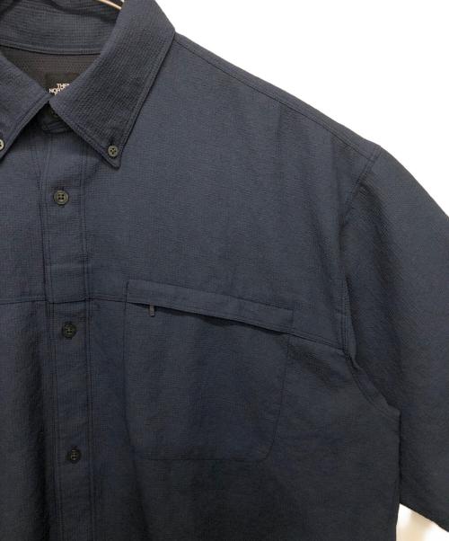 THE NORTH FACE（ザ ノース フェイス）THE NORTH FACE (ザ ノース フェイス) ショートスリーブオーニングシャツ ネイビー サイズ:XLの古着・服飾アイテム