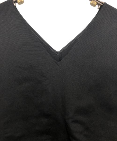 #Newans（ハッシュニュアンス）#Newans (ハッシュニュアンス) フリルヘムジレブラウス ブラック サイズ:1の古着・服飾アイテム