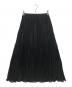 SALON adam et rope'（サロンアダムエロペ）の古着「エアリーシアープリーツスカート」｜ブラック