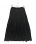 SALON adam et rope' (サロンアダムエロペ) エアリーシアープリーツスカート ブラック サイズ:F：4000円