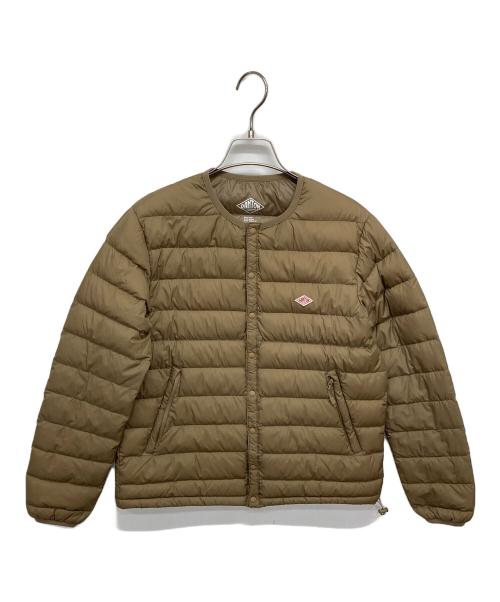 DANTON（ダントン）DANTON (ダントン) CREWNECK INNER DOWN JACKET ブラウン サイズ:Mの古着・服飾アイテム
