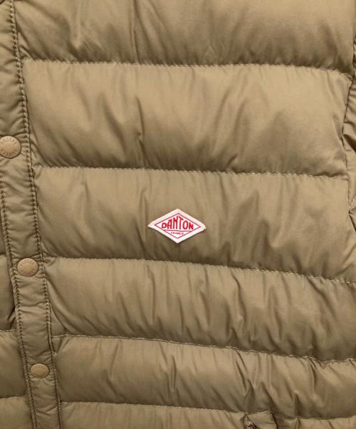 DANTON（ダントン）DANTON (ダントン) CREWNECK INNER DOWN JACKET ブラウン サイズ:Mの古着・服飾アイテム