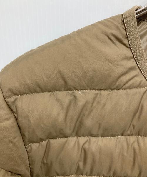 DANTON（ダントン）DANTON (ダントン) CREWNECK INNER DOWN JACKET ブラウン サイズ:Mの古着・服飾アイテム