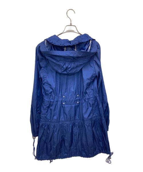 BURBERRY BLUE LABEL（バーバリー ブルー レーベル）BURBERRY BLUE LABEL (バーバリーロンドンブルーレーベル) ナイロンフショートモッズコート ブルー サイズ:38の古着・服飾アイテム