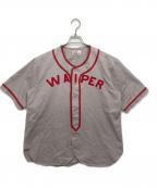 waiperワイパー）の古着「BASEBALL SHIRT/ベースボールシャツ」｜グレー
