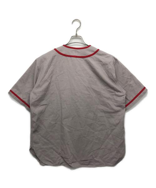 waiper（ワイパー）waiper (ワイパー) BASEBALL SHIRT/ベースボールシャツ グレー サイズ:Lの古着・服飾アイテム