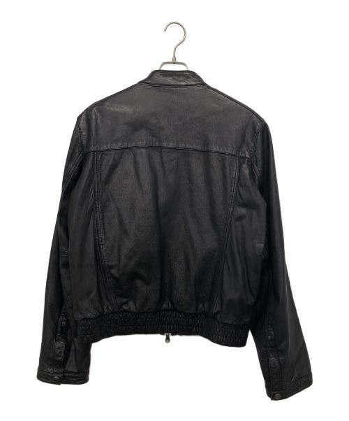HUGO BOSS（ヒューゴ ボス）HUGO BOSS (ヒューゴ ボス) ライダースジャケット ブラック サイズ:50の古着・服飾アイテム