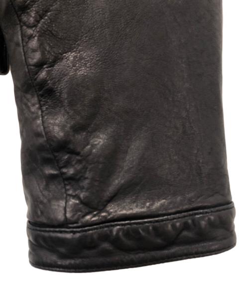 HUGO BOSS（ヒューゴ ボス）HUGO BOSS (ヒューゴ ボス) ライダースジャケット ブラック サイズ:50の古着・服飾アイテム