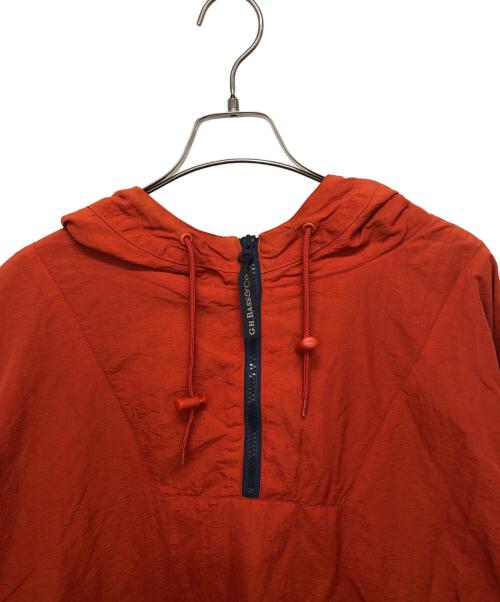 G.H.BASS&CO.（ジー・エイチ・バス・コー）G.H.BASS&CO. (ジー・エイチ・バス・コー) アノラックパーカー オレンジ サイズ:XLの古着・服飾アイテム