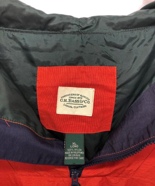 G.H.BASS&CO.（ジー・エイチ・バス・コー）G.H.BASS&CO. (ジー・エイチ・バス・コー) アノラックパーカー オレンジ サイズ:XLの古着・服飾アイテム