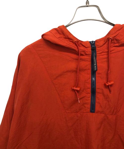 G.H.BASS&CO.（ジー・エイチ・バス・コー）G.H.BASS&CO. (ジー・エイチ・バス・コー) アノラックパーカー オレンジ サイズ:XLの古着・服飾アイテム