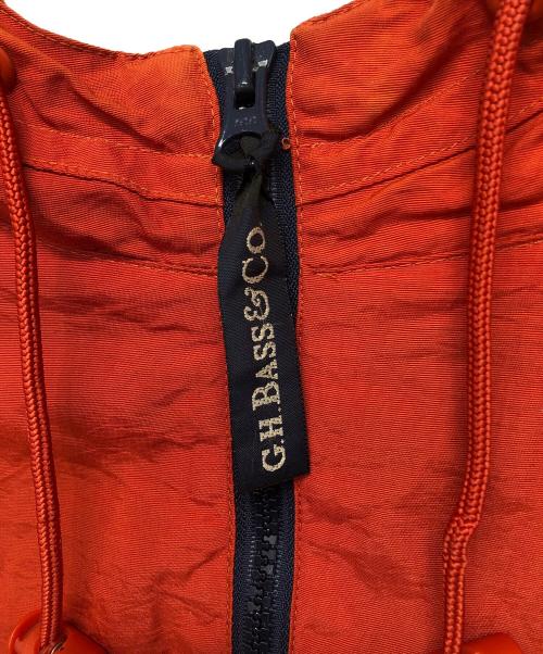 G.H.BASS&CO.（ジー・エイチ・バス・コー）G.H.BASS&CO. (ジー・エイチ・バス・コー) アノラックパーカー オレンジ サイズ:XLの古着・服飾アイテム