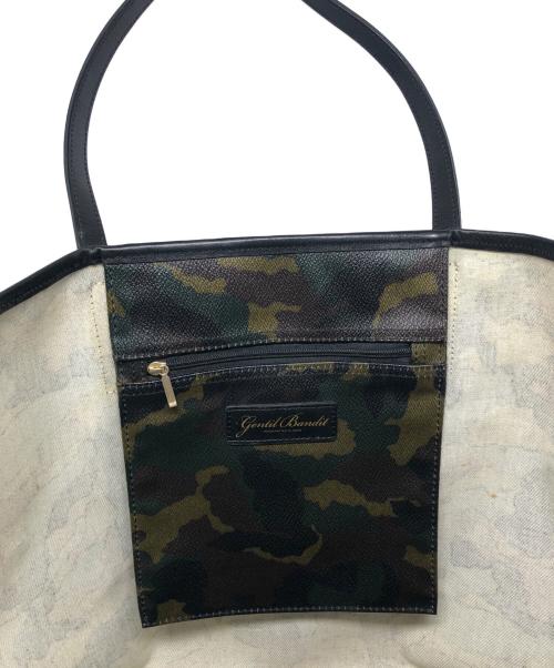 Gentil Bandit（ジャンティバンティ）Gentil Bandit (ジャンティバンティ) トートバッグ カーキの古着・服飾アイテム