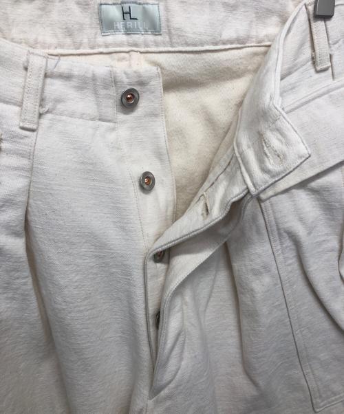 HERILL（ヘリル）HERILL (ヘリル) HL Denim Cargopants/デニムカーゴパンツ ホワイト サイズ:2の古着・服飾アイテム
