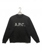 A.P.C.アーペーセー）の古着「スウェットライクロングスリーブカットソー」｜ブラウン