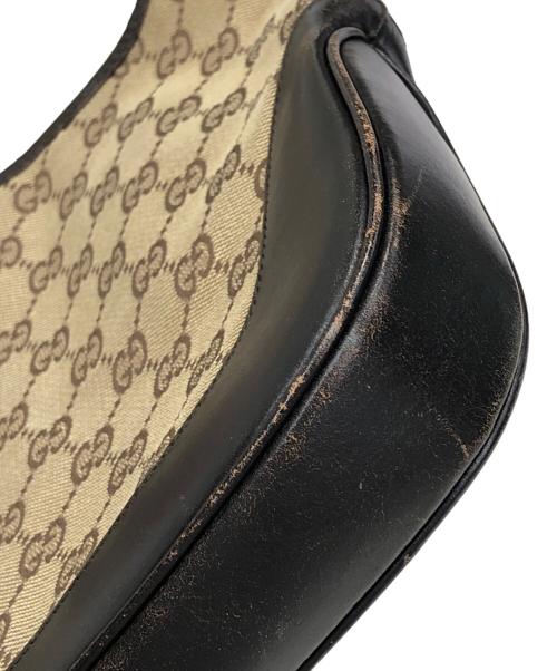 GUCCI（グッチ）GUCCI (グッチ) GGキャンバスワンショルダーバッグ ブラウンの古着・服飾アイテム