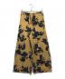 Aga（アーガ）の古着「フラワープリントラップパンツ」｜イエロー