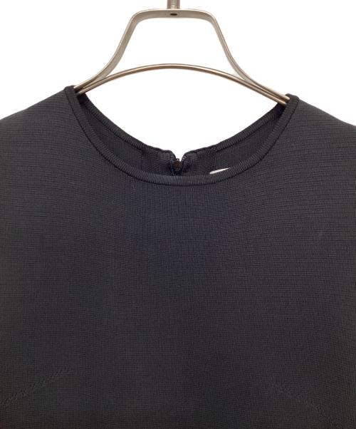 CELFORD（セルフォード）CELFORD (セルフォード) プリーツドッキングニットワンピース ブラック サイズ:Sの古着・服飾アイテム