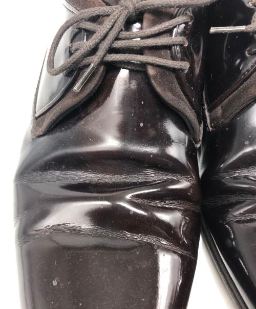 DOLCE & GABBANA（ドルチェ＆ガッバーナ）DOLCE & GABBANA (ドルチェ＆ガッバーナ) 3ホールエナメルシューズ ブラウン サイズ:5 1/2の古着・服飾アイテム