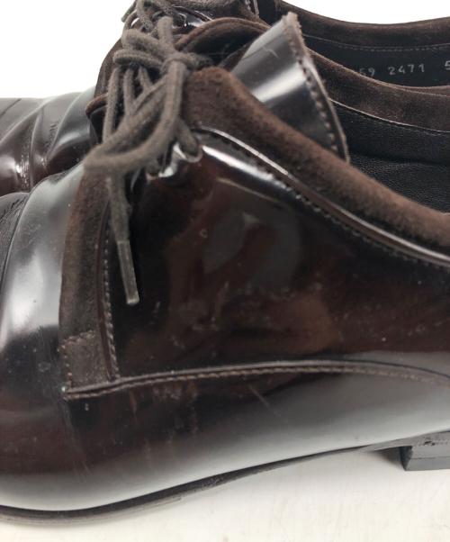 DOLCE & GABBANA（ドルチェ＆ガッバーナ）DOLCE & GABBANA (ドルチェ＆ガッバーナ) 3ホールエナメルシューズ ブラウン サイズ:5 1/2の古着・服飾アイテム