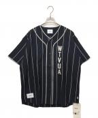 WTAPSダブルタップス）の古着「LEAGUE／ベースボールシャツ」｜ブラック