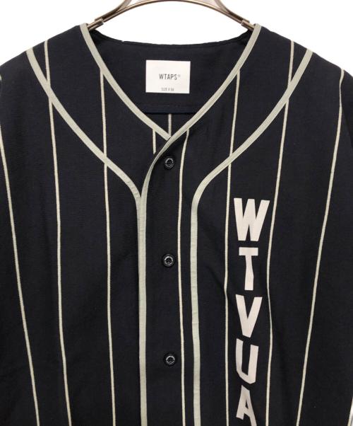 WTAPS（ダブルタップス）WTAPS (ダブルタップス) LEAGUE／ベースボールシャツ ブラック サイズ:X04 未使用品の古着・服飾アイテム