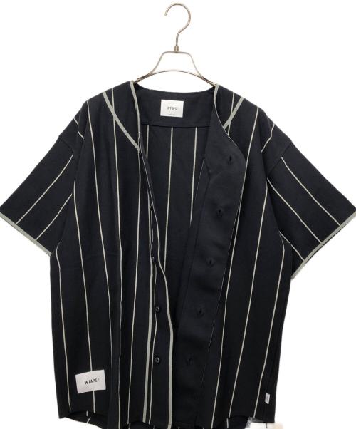 WTAPS（ダブルタップス）WTAPS (ダブルタップス) LEAGUE／ベースボールシャツ ブラック サイズ:X04 未使用品の古着・服飾アイテム