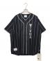 WTAPS（ダブルタップス）の古着「LEAGUE／ベースボールシャツ」｜ブラック