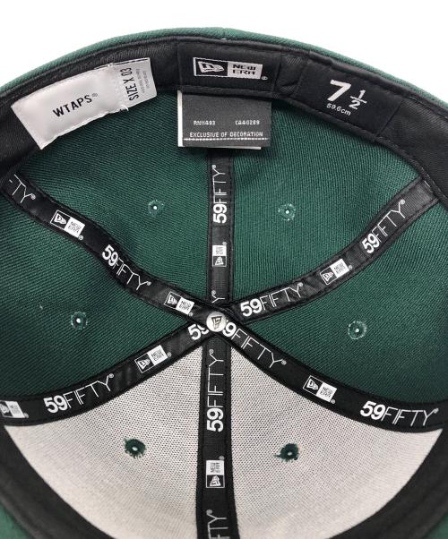 New Era（ニューエラ）New Era (ニューエラ) WTAPS (ダブルタップス) 59FIFTY LOW PROFILE CAP グリーン サイズ:7 1/2の古着・服飾アイテム