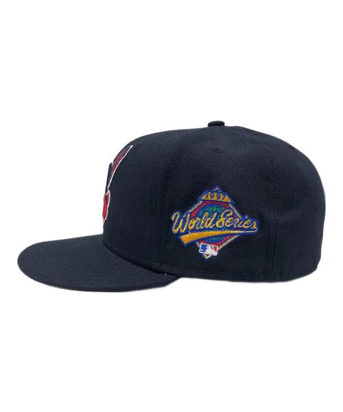New Era（ニューエラ）New Era (ニューエラ) Cooperstown (クーパーズタウン) 59FIFTY キャップ ネイビー サイズ:7 3/8の古着・服飾アイテム