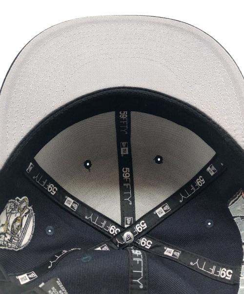 New Era（ニューエラ）New Era (ニューエラ) OFFSET コラボキャップ 59FIFTY ネイビー サイズ:7 3/8の古着・服飾アイテム