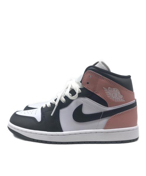 NIKE（ナイキ）NIKE (ナイキ) Air Jordan 1 Mid White/Rust Pink/Black/ホワイト サイズ:26の古着・服飾アイテム