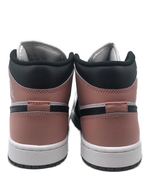 NIKE（ナイキ）NIKE (ナイキ) Air Jordan 1 Mid White/Rust Pink/Black/ホワイト サイズ:26の古着・服飾アイテム