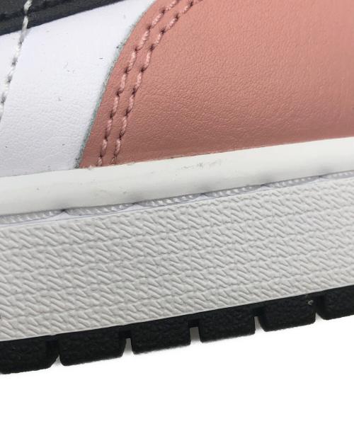 NIKE（ナイキ）NIKE (ナイキ) Air Jordan 1 Mid White/Rust Pink/Black/ホワイト サイズ:26の古着・服飾アイテム