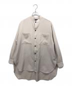 UNITED TOKYOユナイテッドトーキョー）の古着「ダブルクロスロングシャツ」｜アイボリー