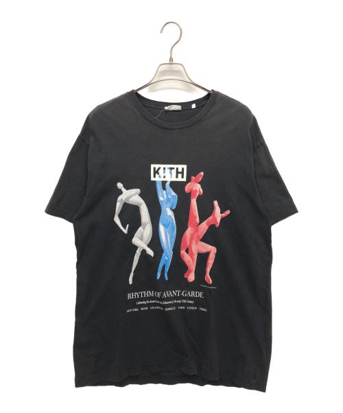 KITH（キス）KITH (キス) プリントTシャツ ブラック サイズ:Lの古着・服飾アイテム