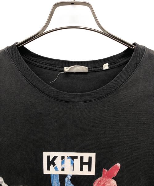 KITH（キス）KITH (キス) プリントTシャツ ブラック サイズ:Lの古着・服飾アイテム