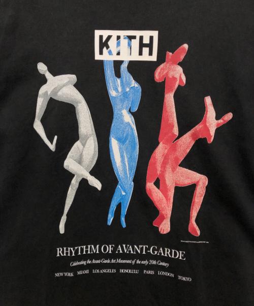 KITH（キス）KITH (キス) プリントTシャツ ブラック サイズ:Lの古着・服飾アイテム