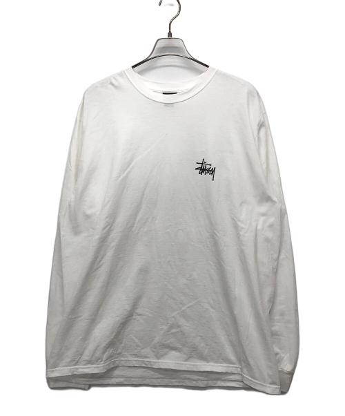 stussy（ステューシー）stussy (ステューシー) カットソー ホワイト サイズ:XLの古着・服飾アイテム