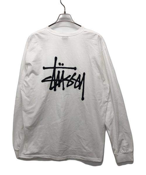 stussy（ステューシー）stussy (ステューシー) カットソー ホワイト サイズ:XLの古着・服飾アイテム