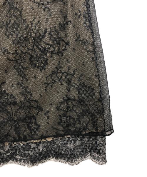 GUCCI（グッチ）GUCCI (グッチ) ジャガードチュールスカート ブラック サイズ:38 未使用品の古着・服飾アイテム