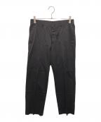 JIL SANDERジルサンダー）の古着「コットンタックパンツ」｜ブラック