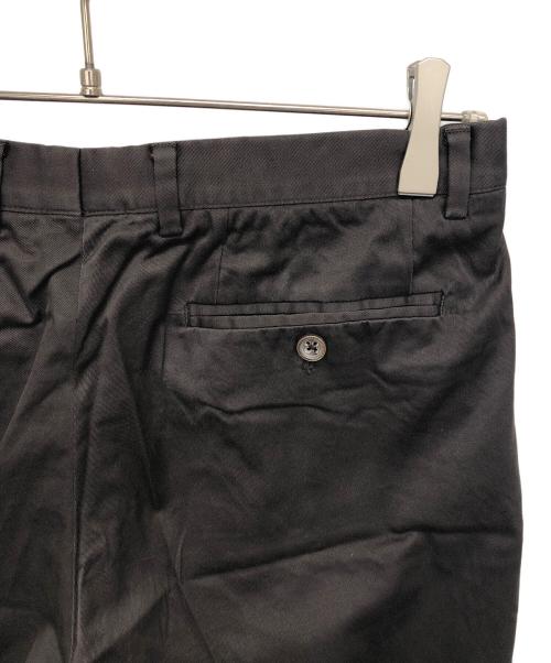 JIL SANDER（ジルサンダー）JIL SANDER (ジルサンダー) コットンタックパンツ ブラック サイズ:46の古着・服飾アイテム