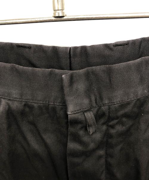 JIL SANDER（ジルサンダー）JIL SANDER (ジルサンダー) コットンタックパンツ ブラック サイズ:46の古着・服飾アイテム