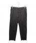 JIL SANDER（ジルサンダー）の古着「コットンタックパンツ」｜ブラック