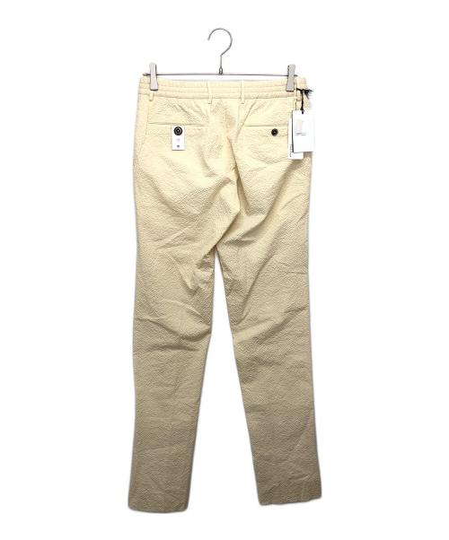 PT TORINO（ピーティートリノ）PT TORINO (ピーティートリノ) BUSINESS ストレッチシアサッカーノープリーツパンツ イエロー サイズ:46 未使用品の古着・服飾アイテム
