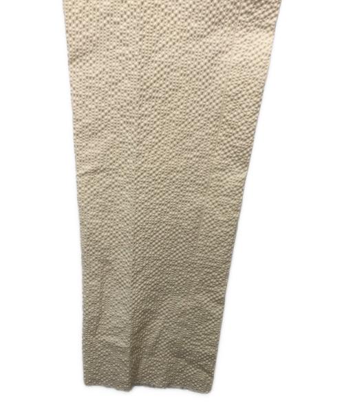 PT TORINO（ピーティートリノ）PT TORINO (ピーティートリノ) BUSINESS ストレッチシアサッカーノープリーツパンツ イエロー サイズ:46 未使用品の古着・服飾アイテム