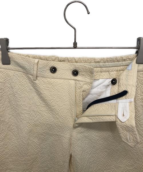 PT TORINO（ピーティートリノ）PT TORINO (ピーティートリノ) BUSINESS ストレッチシアサッカーノープリーツパンツ イエロー サイズ:46 未使用品の古着・服飾アイテム