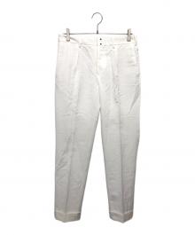 INCOTEX（インコテックス）の古着「テーパードフィットパンツ」｜ホワイト